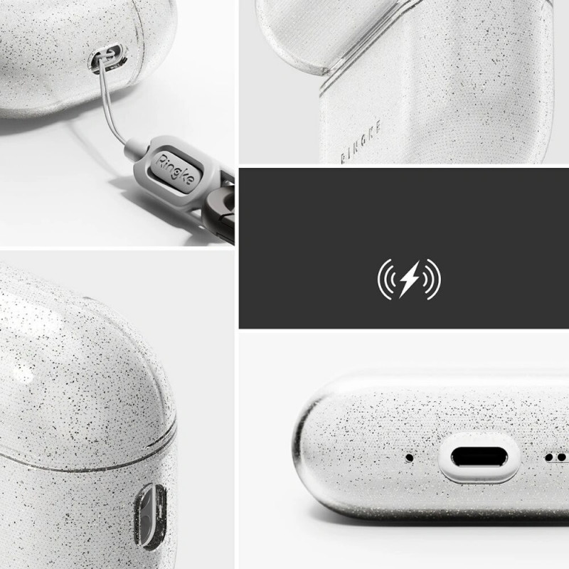 Ringke Air Ringke korpusas Apple AirPods Pro 3, Glitter Clear