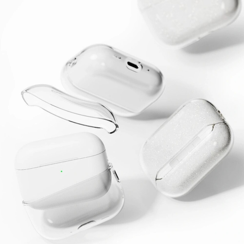 Ringke Air Ringke dėklas Apple AirPods Pro 3 ausinukų įkrovimo dėklui, permatomas