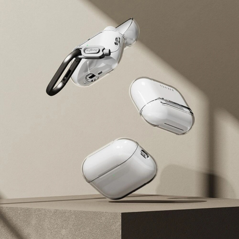 Ringke Air Ringke dėklas Apple AirPods Pro 3 ausinukų įkrovimo dėklui, permatomas