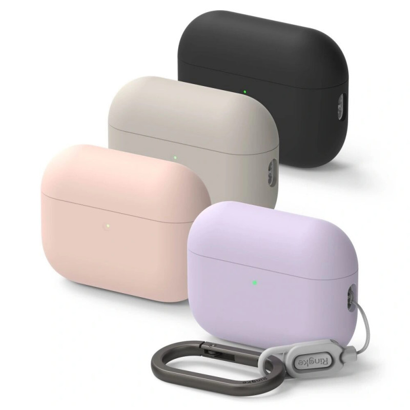Ringke Silicone Ringke silikoninis dėklas Apple AirPods Pro 3, Stone (smėlio spalvos)