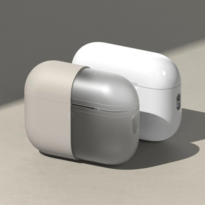 Ringke Silicone Ringke silikoninis dėklas Apple AirPods Pro 3, Stone (smėlio spalvos)