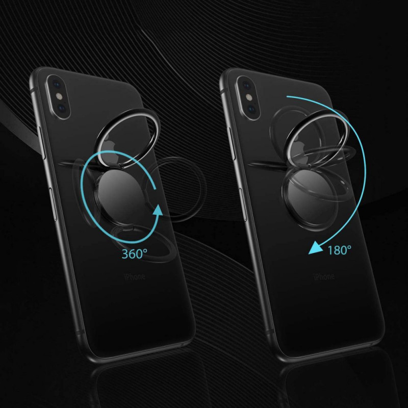 Tech-Protect Magnetic Phone Ring, juodas