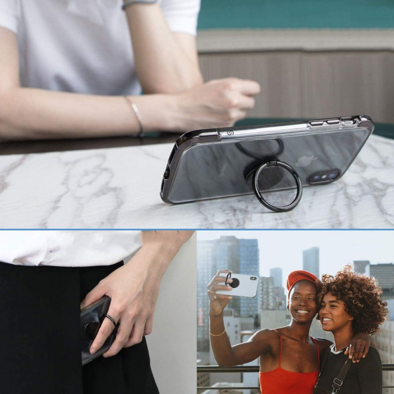 Tech-Protect Magnetic Phone Ring, juodas