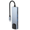 Tech-Protect V3 5in1 USB-C adapteris, pilkas