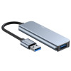 Tech-Protect V0-HUB 5in1 USB-A šakotuvas, pilkas