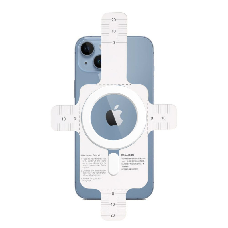Tech-Protect Magmat MagSafe universali magnetinė plokštelė, balta