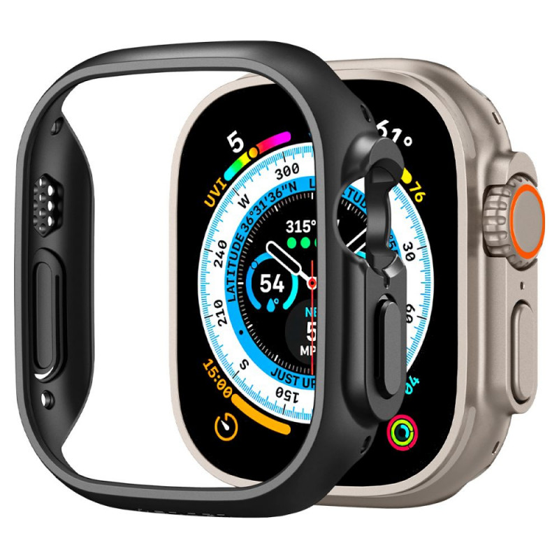 Spigen Thin Fit Apple Watch Ultra 1 / 2 / 3 49 mm juodas korpusas