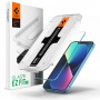 Spigen GLAS.tR EZ Fit grūdintas stiklas, skaidrus, skirta Apple iPhone 13 / 13 Pro / 14 / 16e / 17e