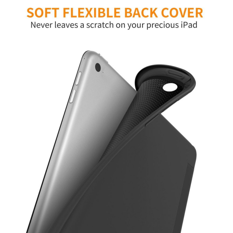 Tech-Protect Smartcase THP770BLK dėklas Apple iPad 9.7 (2017/2018, 5th/6th Gen), juodas