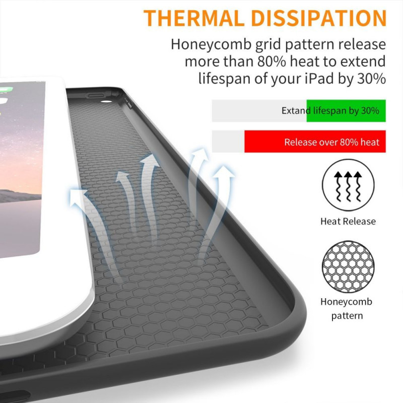 Tech-Protect Smartcase THP770BLK dėklas Apple iPad 9.7 (2017/2018, 5th/6th Gen), juodas