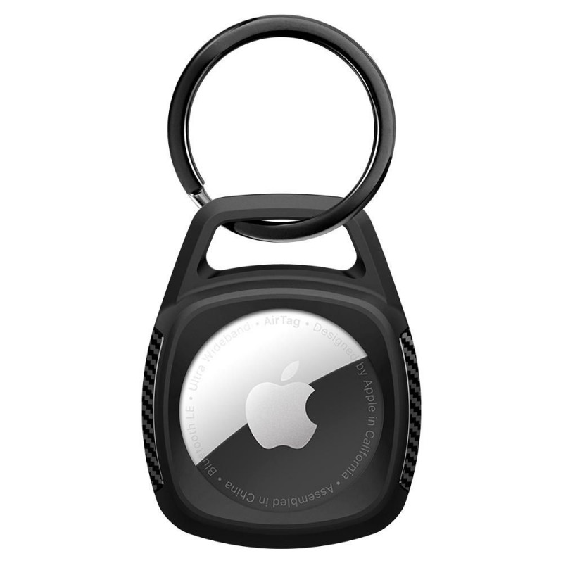 Spigen Rugged Armor Spigen dėklas Apple AirTag, matinė juoda