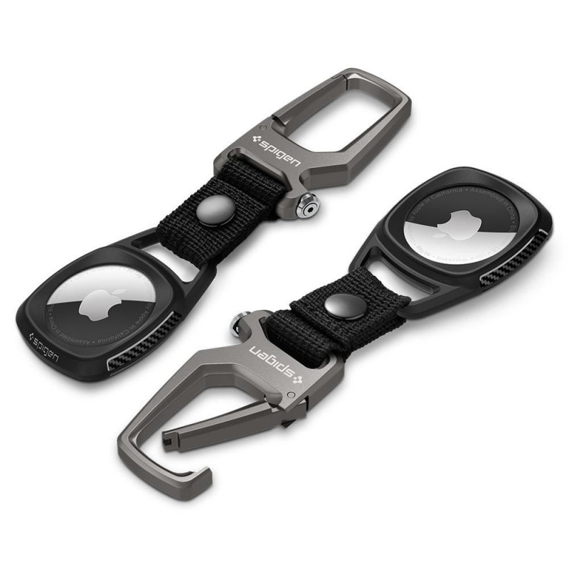 Spigen Rugged Armor Spigen dėklas Apple AirTag, matinė juoda