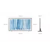 Samsung The Frame Pro Neo GQ65LS03HWUXZG 65 colių 4K televizorius, 2026 modelis, su belaidžiu One Connect Box