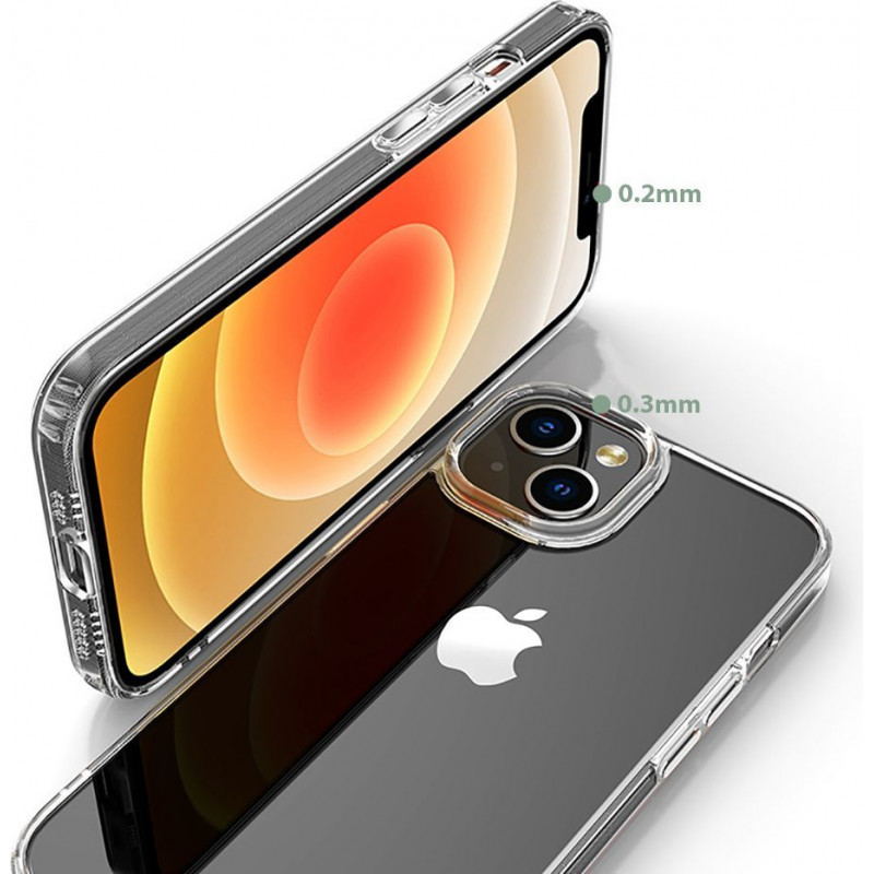 Tech-Protect Flexair Hybrid Apple iPhone 14 dėklas (THP1343), permatomas