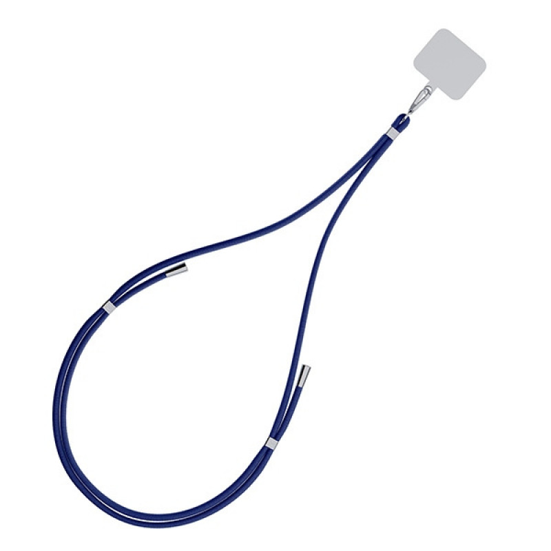 3MK EasyClip telefonų pakabukas, Dark Blue / Silver