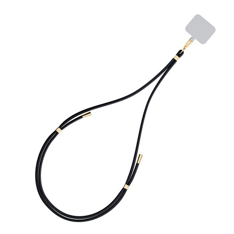 3MK EasyClip telefonų pakabukas, Black / Gold