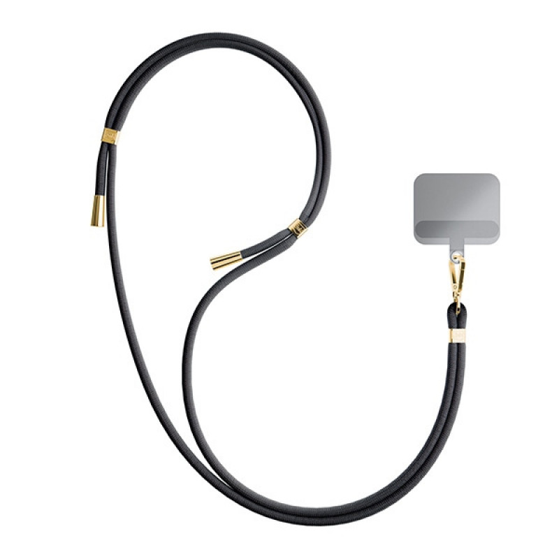 3MK EasyClip telefonų pakabukas, Black / Gold