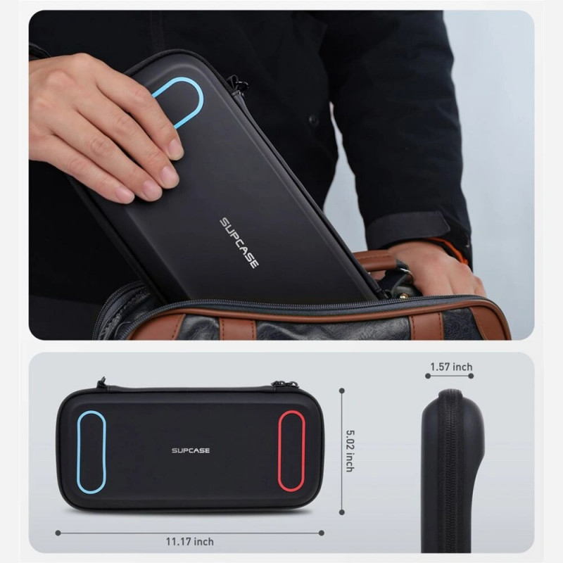 Supcase Carrying Mini kelioninis dėklas Nintendo Switch 2, juodas