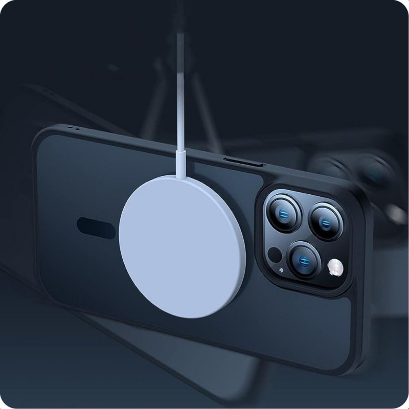 Tech-Protect Magmat MagSafe THP2262 matinė juoda dėklas Apple iPhone 15 Pro Max