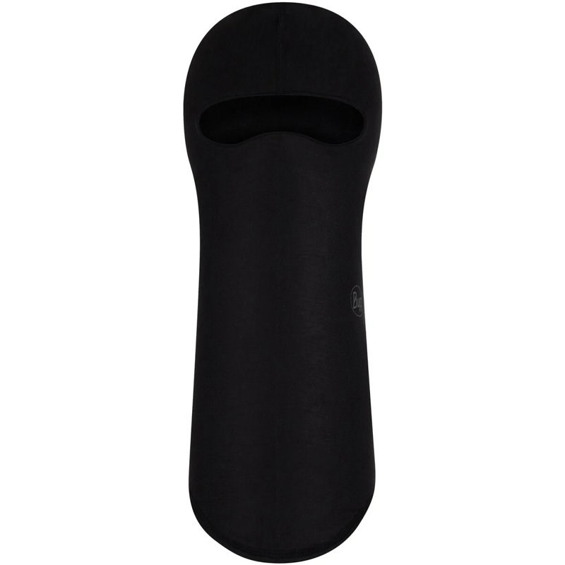 BUFF Ecostretch Balaclava vientisos juodos spalvos