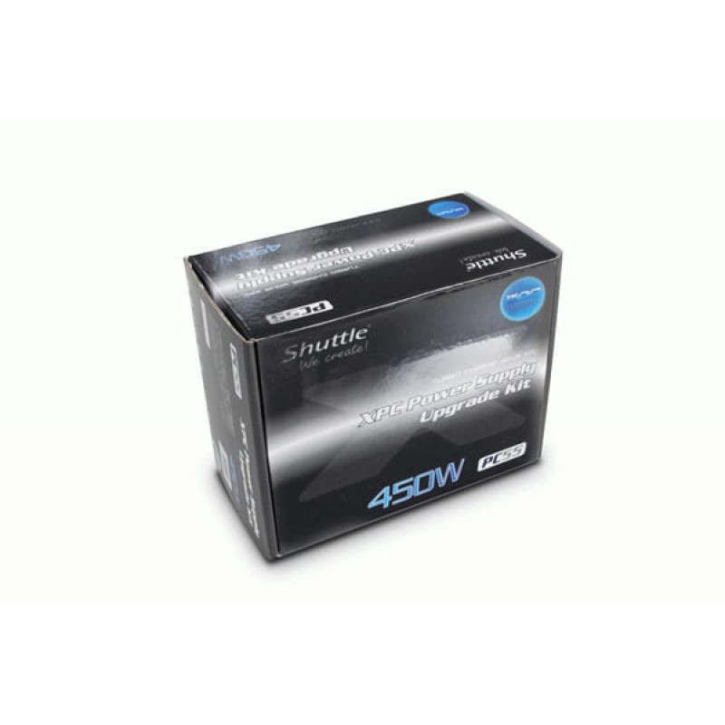 Shuttle PC55 maitinimo blokas, 450 W, ne modulinis, pilkas
