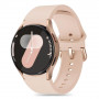 Tech-Protect Silicone dirželis THP2974, skirtas Samsung Galaxy Watch 4/5/5 Pro/6/7/FE, Caffe Latte