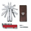 Victorinox Swiss Tool Spirit X Plus daugiafunkcis įrankis, nerūdijantis plienas, oda, 105 mm (3.0235.L)