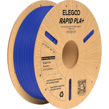 Elegoo Rapid PLA+ 3D spausdintuvo gija, 1.75 mm, mėlyna, 1 kg