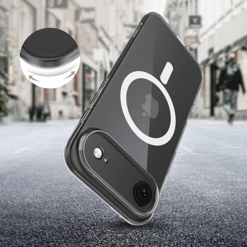 Tech-Protect FlexAir MagSafe dėklas Apple iPhone Air, permatomas