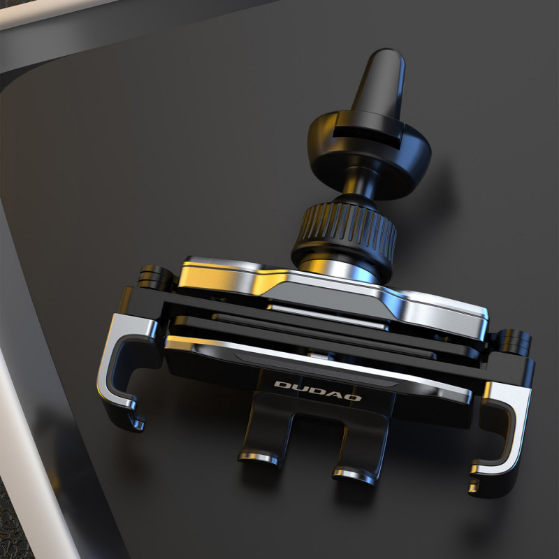 Dudao F11Pro gravitacinis automobilinis išmaniojo telefono laikiklis, juodas
