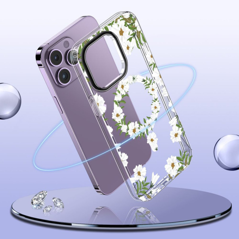 Tech-Protect MagMood MagSafe dėklas Apple iPhone 15 Pro, Spring Daisy (THP2327)