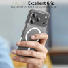 Tech-Protect Flexair Hybrid CC MagSafe dėklas, skirtas Apple iPhone 17 Pro Max, permatomas
