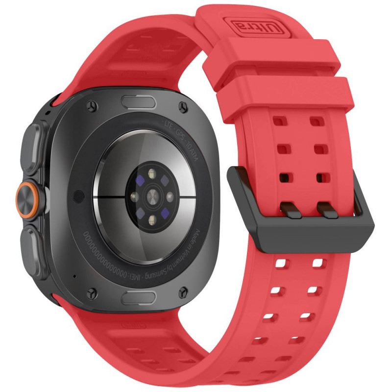 Tech-Protect Silicone Air apyrankė, skirta Samsung Galaxy Watch Ultra 1 / 2 (2024-2026) 47 mm, Crimson Red