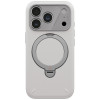 UNIQ Elix 360 Rotating Kickstand dėklas Apple iPhone 18 Pro / 17 Pro, šviesiai pilkas