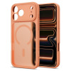 Tech-Protect BasicMag MagSafe dėklas, skirtas Apple iPhone 17 Pro Max / 18 Pro Max, matinis Cosmic Orange