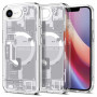 Spigen Ultra Hybrid Mag MagSafe dėklas, skirtas Apple iPhone 17e / 16e, Zero One, baltas