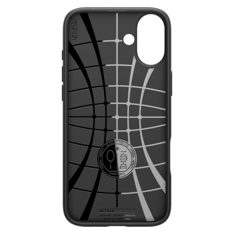 Spigen Liquid Air matinis juodas dėklas Apple iPhone 16