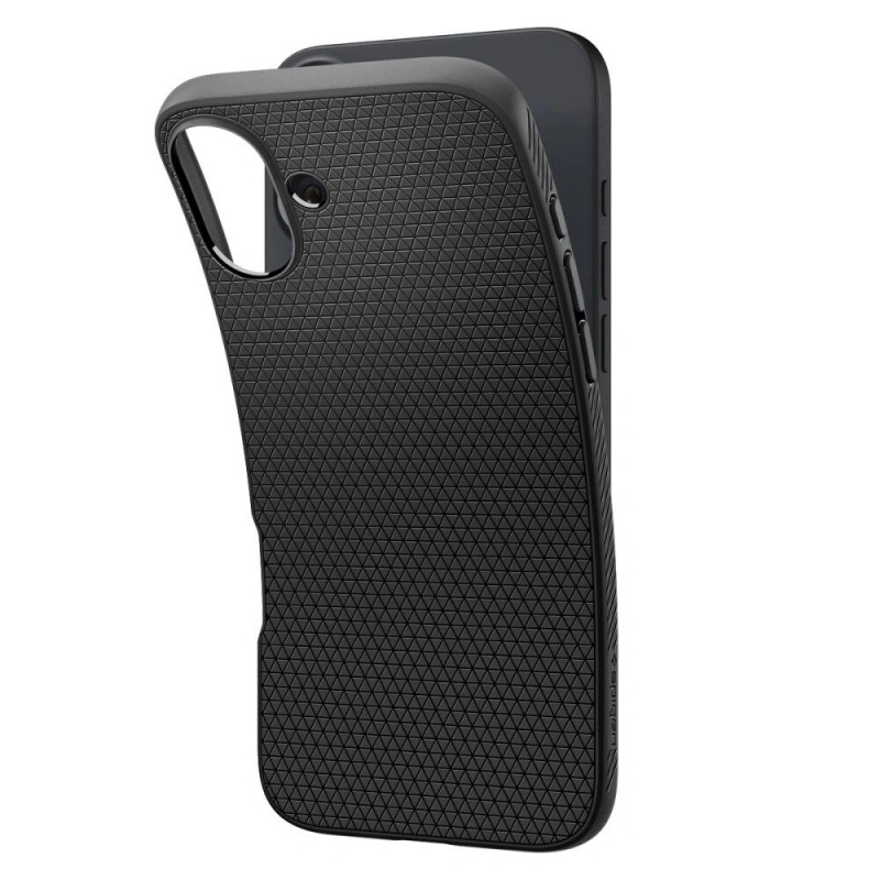 Spigen Liquid Air matinis juodas dėklas Apple iPhone 16