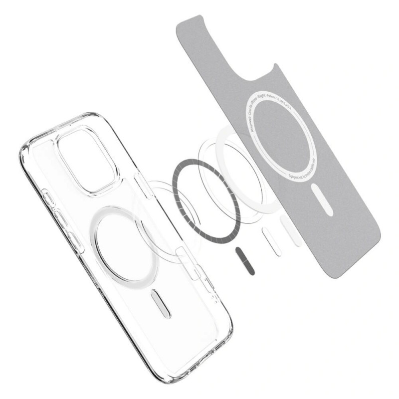 Spigen Ultra Hybrid Mag MagSafe dėklas skirtas Apple iPhone 16 Pro, Frost Clear