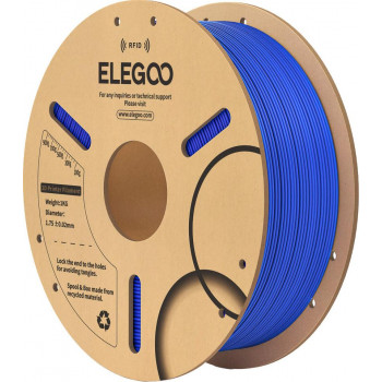 Elegoo PLA RFID 3D spausdintuvo filamentas, 1.75 mm, 1 kg, tamsiai mėlynas (50.203.0818)