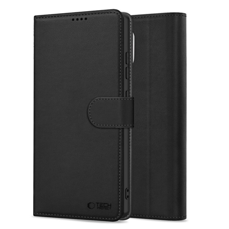 Tech-Protect Wallet dėklas Apple iPhone 17e / 16e, Matte Black