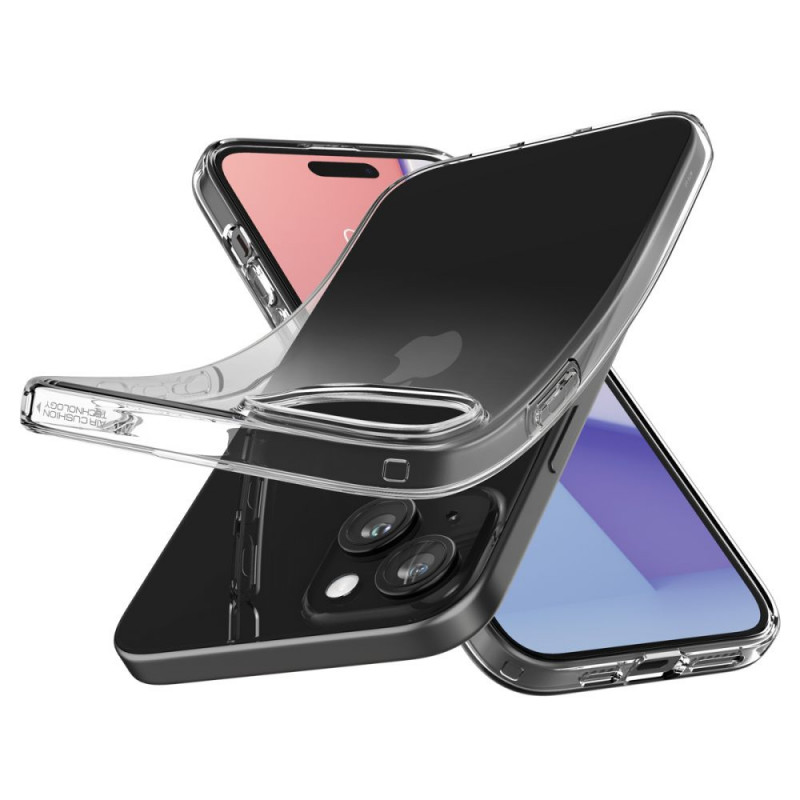 Spigen Liquid Crystal Spigen dėklas, skirtas Apple iPhone 15 Plus / 14 Plus, Crystal Clear