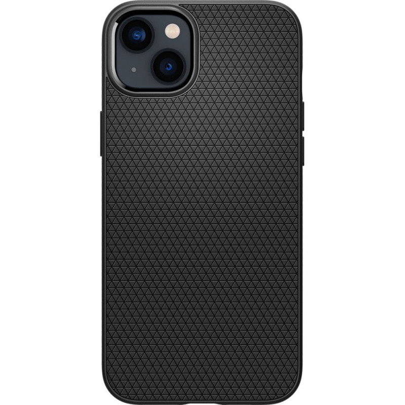 Spigen Liquid Air matinis juodas dėklas Apple iPhone 14 Plus / 15 Plus telefonui