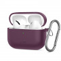 Tech-Protect Silicone Hook THP6103 Apple AirPods Pro 3 įkrovimo dėklo užvalkalas, bordo