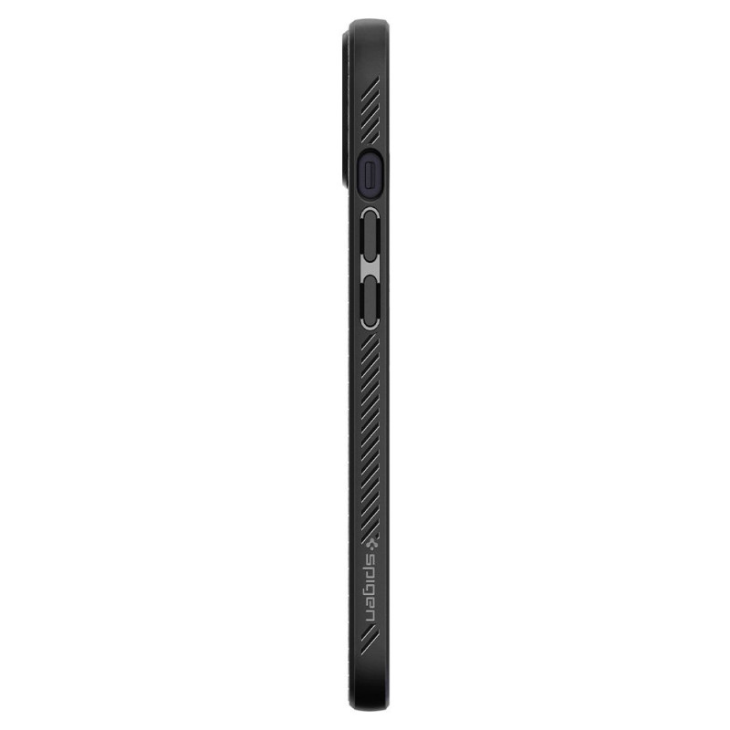 Spigen Liquid Air dėklas Apple iPhone 13, matinis juodas
