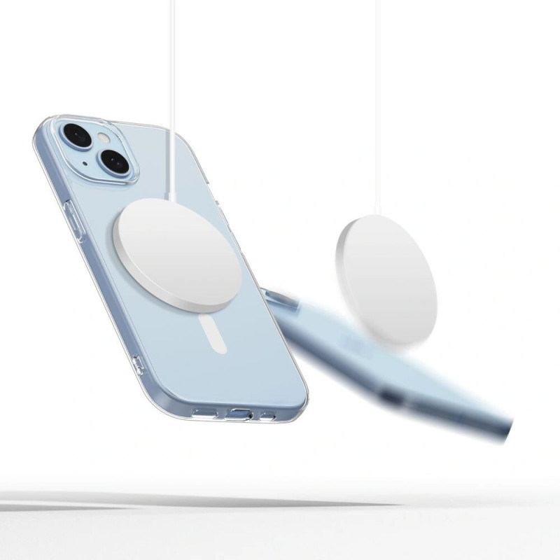 Tech-Protect FlexAir MagSafe THP3578 dėklas, skirtas Apple iPhone 15, skaidrus