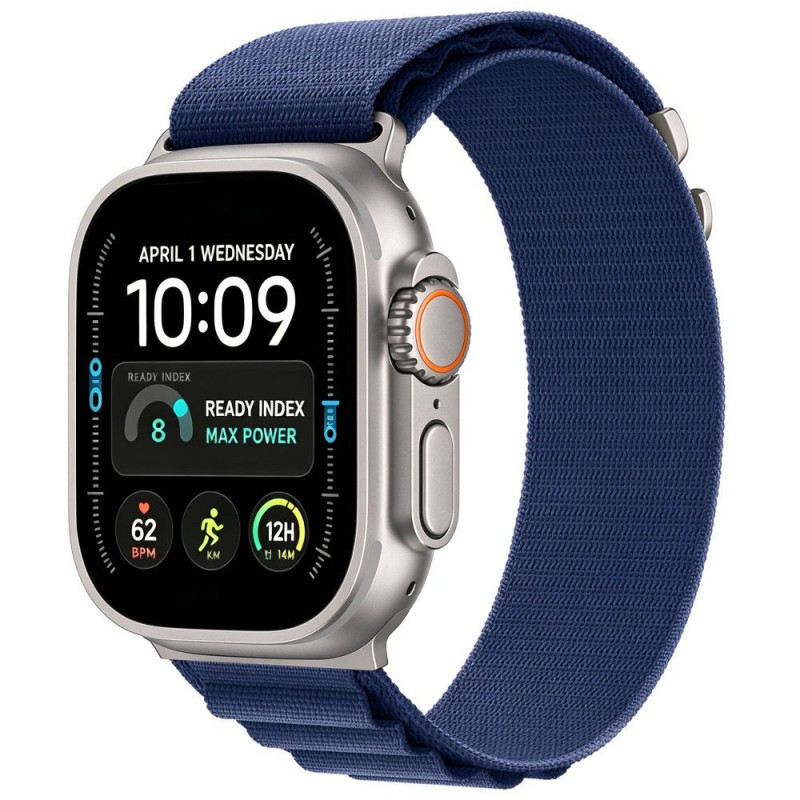 Tech-Protect Nylon Pro Apple Watch 8 / 9 / 10 / 11 / 12 / SE / Ultra 44/45/46/49 mm išmaniojo laikrodžio dirželis, Navy Blue