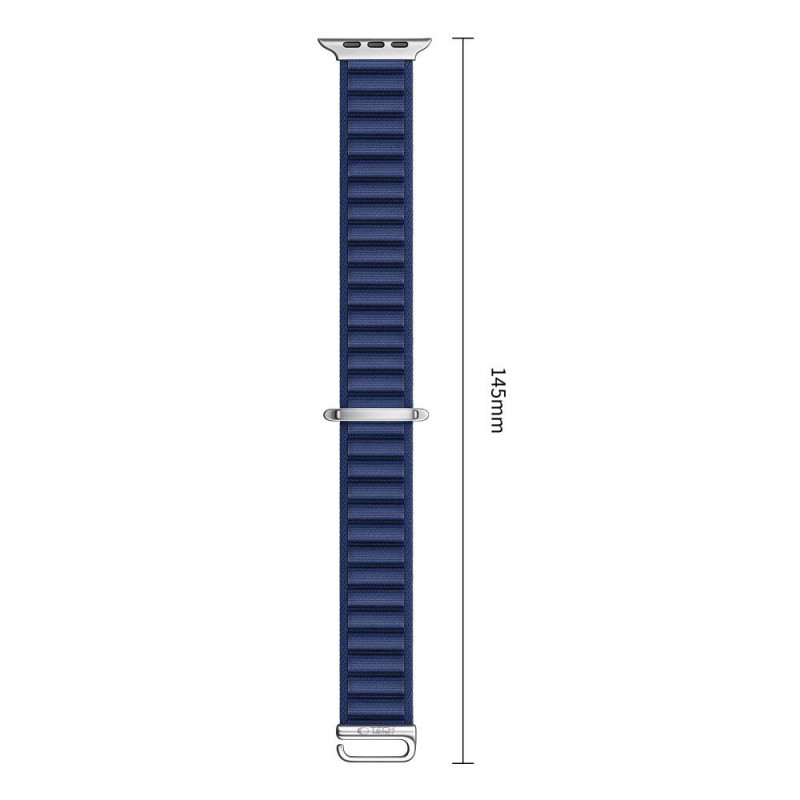 Tech-Protect Nylon Pro Apple Watch 8 / 9 / 10 / 11 / 12 / SE / Ultra 44/45/46/49 mm išmaniojo laikrodžio dirželis, Navy Blue