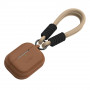Tech-Protect Silicone Rope dėklas, skirtas Apple AirPods Pro 1 / 2, Chocolate Brown