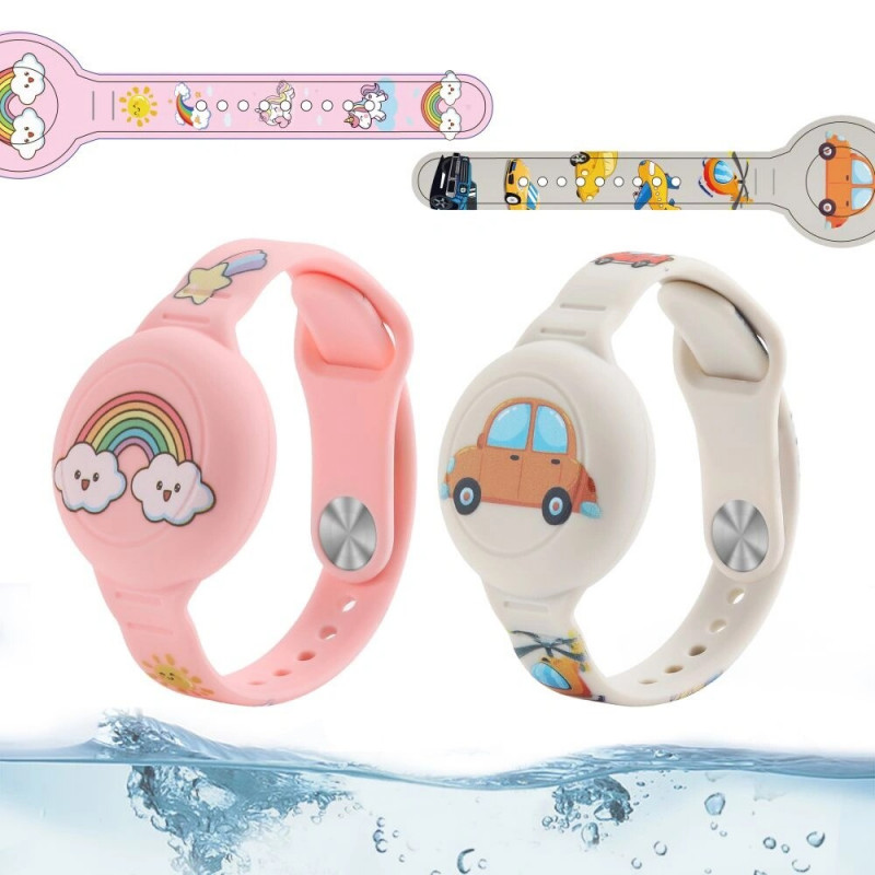 Tech-Protect Smooth Band vaikams apyrankė Apple AirTag 1 / 2, Colorful (2 vnt.)